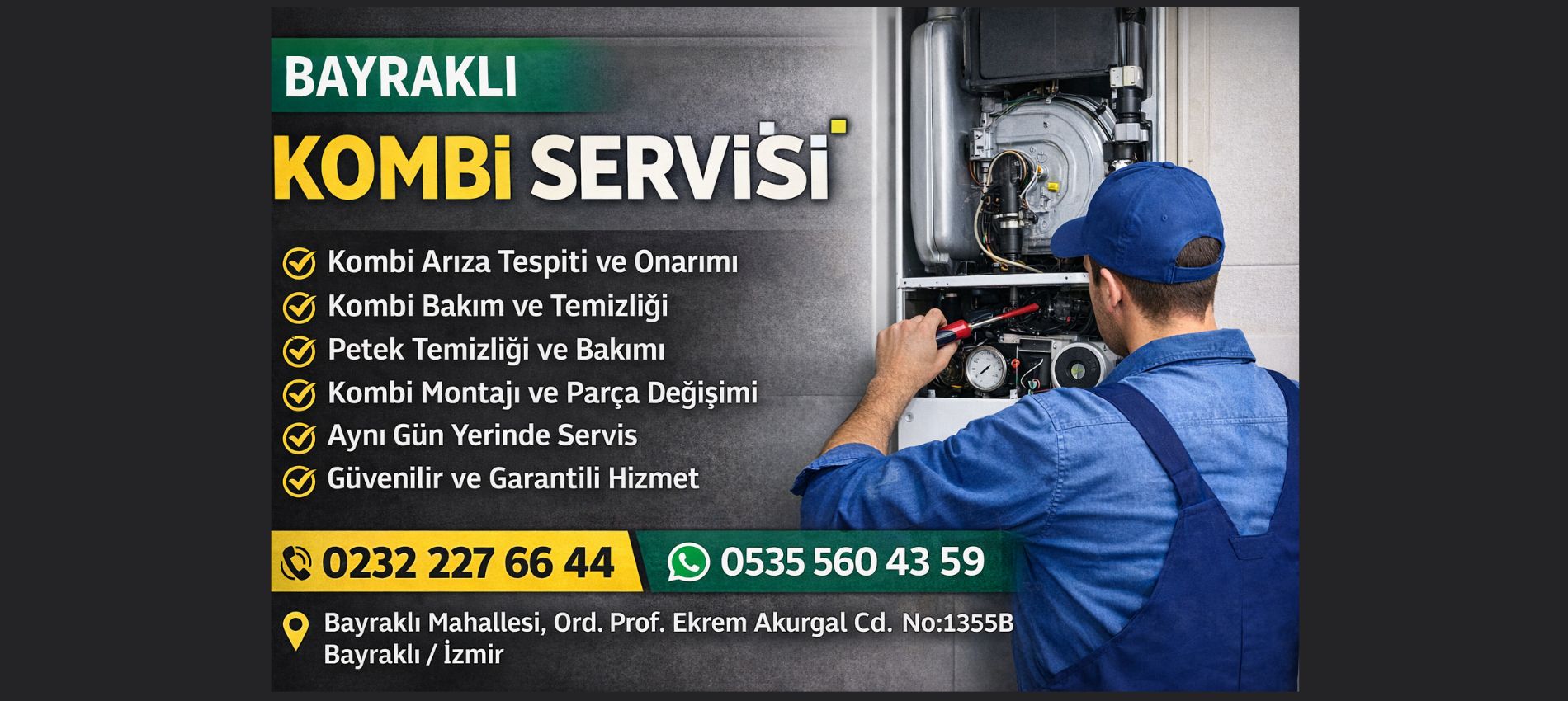 Bayraklı Kombi Servisi